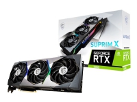 MSI GeForce RTX 3080 SUPRIM X 10G LHR - Grafikkort - GF RTX 3080 - 10 GB GDDR6X - PCIe 4.0 - HDMI, 3 x DisplayPort - LHR