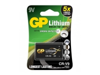GP Batteries Lithium CR-V9, Single-use battery, 9V, Lithium, 9 V, 1 stykker, Svart