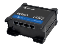 Teltonika RUT950 - Trådløs ruter - WWAN - 4-portssvitsj - 802.11b/g/n - 2,4 GHz - DIN-skinnemonterbar