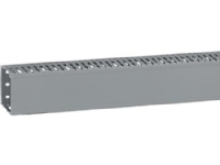 LEGRAND Ledningskanal, 6,5 mm slids Bredde 40 mm, Højde 80 mm, Længde 2000 mm bly-fri UL plast. grå ral7030 - (2 meter)