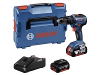 Bosch Professional GSB 18V-55 06019H5300 Batteri slagboremaskine 18 V 4.0 Ah Litium børsteløs, inkl. ekstra batteri, Inkl. oplader