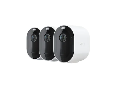 Arlo Pro 4 overvåkingskamera 3pk hvit