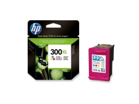 Blækpatron hp 300xl cc644e, 440 sider, trefarvet