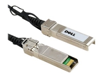 Dell - Direkte 10GBase-koblingskabel - SFP+ (hann) til SFP+ (hann) - 2 m - toakset - for Networking S6010 PowerEdge T330, T630 Networking N3132 PowerEdge R330, R430, R830, R930