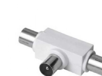 Hama Antenna Distributor Coaxial Male Plug - 2 Coaxial Female, Coaxial, Coaxial 2x
