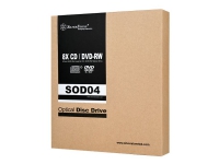 SilverStone SOD04 - Platestasjon - DVD±RW (±R DL) / DVD-RAM - 8x/8x - Serial ATA - intern - 5,25 Slim Line