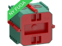 LAURITZ KNUDSEN FUGA Air indmuringsdåse 1 modul, grøn.