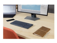 Logitech Wireless Touch Keyboard K400 Plus - Tastatur - trådløs - 2.4 GHz - Nordisk - svart