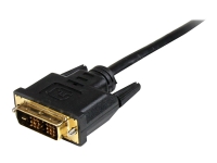 StarTech.com 6ft HDMI to DVI D Adapter Cable - Bi-Directional - HDMI to DVI or DVI to HDMI Adapter for Your Computer Monitor (HDMIDVIMM6) - Adapterkabel - HDMI hann til DVI-D hann - 1.83 m - svart - for P/N: DK31C3HDPD, DK31C3HDPDUE, MDP2HDEC, ST121H