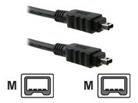 ICIDU - IEEE 1394-kabel - 4 pin FireWire (hann) til 4 pin FireWire (hann) - 1.8 m - svart