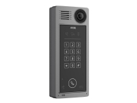AXIS A8207-VE MkII Network Video Door Station - Nettverksovervåkingskamera - farge (Dag og natt) - 6 MP - 3072 x 2048 - fast irisblender - fastfokal - lyd - LAN 10/100 - MPEG-4, MJPEG, H.264, AVC - DC 8 - 28 V / PoE+