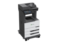 Lexmark MX826ade - Multifunksjonsskriver - S/H - laser - 215.9 x 355.6 mm (original) - A4/Legal (medie) - opp til 66 spm (kopiering) - opp til 66 spm (trykking) - 1200 ark - 33.6 kbps - USB 2.0, Gigabit LAN, USB 2.0 vert