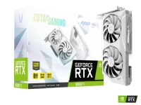 ZOTAC GAMING NVIDIA® GeForce® RTX 3060 Ti AMP LHR - Hvit Limited Edition - grafikkort - GF RTX 3060 Ti - 8 GB GDDR6 - PCIe 4.0 x16 - HDMI, 3 x DisplayPort - hvit - LHR