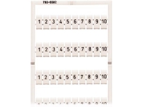 WAGO Klemmemærker WMB multipåskriftsystem vandret 10X5 1-10 (10x) - (5 stk.)