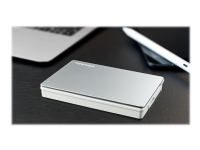 Toshiba Canvio Flex - Harddisk - 4 TB - ekstern (bærbar) - 2.5 - USB 3.2 Gen 1 - sølv