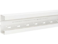 REHAU Installationskanal Signa Base Højde 70 mm bredde 110 mm, Længde 2000 mm Perlehvid plast - (2 meter)