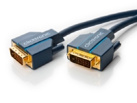 ClickTronic 2m DVI-D Connection, 2 m, DVI-D, DVI-D, Blå, Gull, 7,92 Gbit/s