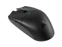 CORSAIR Gaming KATAR PRO - Mus - optisk - 6 knapper - trådløs - 2.4 GHz, Bluetooth 4.2 LE - USB trådløs mottaker - svart