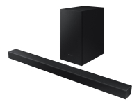 Samsung HW-T420 - Lydplankesystem - for TV - 2,1 kanaler - trådløs - Bluetooth - Appstyrt - 150 watt (Total) - svart