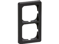 LAURITZ KNUDSEN FUGA® ramme Baseline 63 2 modul, koksgrå.