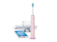 Philips HX9924/27, Voksen, Sonik tannbørste, Daglig stell, Grundig rens, Gum omsorg, Whitening, 62000 bevegelser per minutt, Rosa, Hvit, LED