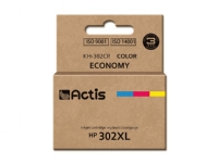 Actis cartridge KH-302CR replacement HP 302XL F6U67AE Premium 21 ml - Kompatibel - Tintenpatrone, Compatible, Fargestoffbasert blekk, Cyan, Fiolblå, Gult, HP, Deskjet 1110 Deskjet 2130 Deskjet 2132 Deskjet 2133 Deskjet 2134 Deskjet 3630 Deskjet 3632