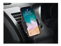 DELTACO QI-1031 - Trådløs ladeholder for bil - 10 watt - 1.2 A - Fast Charge