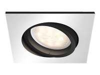 Philips Connected Milliskin - Utspart lampe - LED-lyspære - GU10 - 5.5 W (ekvivalent 25 W) - klasse A - kjølilg hvitt lys - aluminium