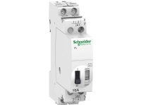 SCHNEIDER ELECTRIC Acti9 kiprelæ iTL 16A 2NO 24VAC/12VDC til betjening af lys med impulstryk. Bredde 18mm