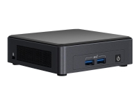 Intel Next Unit of Computing 11 Pro Kit NUC11TNKi70Z - Barebone - mini-PC - 1 x Core i7 1165G7 - RAM 0 GB - Iris Xe Graphics - GigE, Bluetooth 5.2 - WLAN: 802.11a/b/g/n/ac/ax, Bluetooth 5.2