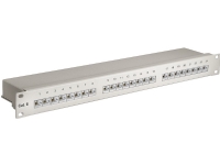 CAT 6 19 tommer (48,3 cm) patch-panel, 24 porte