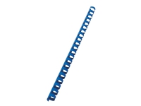 GBC CombBind - 14 mm - 21 ringer - A4 (210 x 297 mm) - 125 ark - blå - 100 stk plastbindekam - for P/N: 2101435, 4400399, IB271106, IB271717