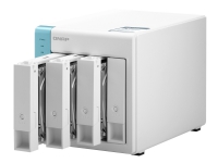 QNAP TS-431P3-4G - NAS-server - 4 bays - SATA 6Gb/s - RAID 0, 1, 5, 6, 10, JBOD, 5 hot spare, 6 hot spare, 10 hot reserve, 1 hot spare - RAM 4 GB - 2.5 Gigabit Ethernet - iSCSI