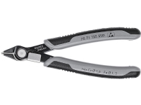 Knipex 78 71 125 ESD, Sidekutter, Rustfritt stål, Stål, Plast, Sort, Grå, 12,5 cm, 57 g