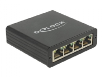Delock Adapter USB 3.0 > 4 x Gigabit LAN - Nettverksadapter - USB 3.0 - Gigabit Ethernet x 4
