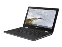 ASUS Chromebook Flip C214MA BW0281 - Flippdesign - Celeron N4020 / 1.1 GHz - Chrome OS - UHD Graphics 600 - 4 GB RAM - 32 GB eMMC - 11.6 berøringsskjerm 1366 x 768 (HD) - Wi-Fi 5 - mørk grå