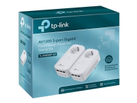TP-Link TL-PA8030P KIT - Starter Kit - strømlinjeadapter - GigE, HomePlug AV (HPAV), HomePlug AV (HPAV) 2.0 - veggpluggbar