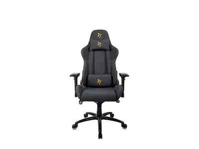 Arozzi Verona Signature Soft Fabric gamingstol Gold logo