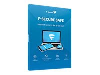 F-Secure SAFE - Abonnementslisens (2 år) - 3 enheter - Attach - ESD - Win, Mac, Android, iOS, Windows Phone