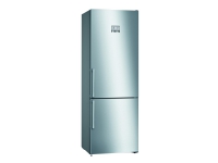 Bosch Serie | 6 KGN49AIDP - Kjøleskap/fryser - bunnfryser - bredde: 70 cm - dybde: 67 cm - høyde: 203 cm - 438 liter - Klasse D - rustfritt stål