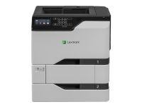 Lexmark CS725dte - Skriver - farge - Dupleks - laser - A4/Legal - 1200 x 1200 dpi - inntil 47 spm (mono) / inntil 47 spm (farge) - kapasitet: 1200 ark - USB 2.0, Gigabit LAN, USB 2.0 vert