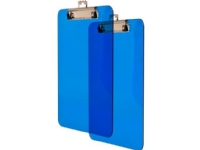 Tetis Board with a metal clip A4 blue