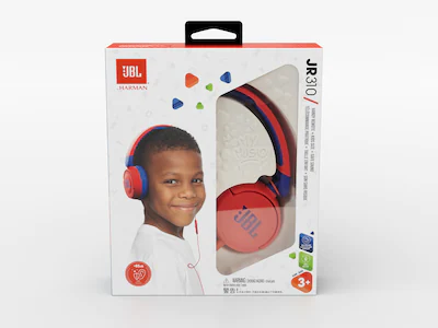 JBL Kids kablede hodetelefoner (rød)