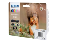 Epson Multipack 378 - 6-pack - svart, gul, cyan, magenta, lys magenta, lys cyan - original - blister - blekkpatron - for Expression Home XP-8605, XP-8606 Expression Photo XP-8500, XP-8505, XP-8700