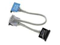 ICIDU - IDE / EIDE-kabel - UDMA 66/100/133 - 40 pin IDC til 40 pin IDC - 90 cm - rund - svart