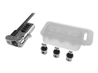 Kensington Universal 3-in-1 Combination Laptop Lock - Resettable - Sikkerhetskabellås - 1.8 m