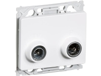 LK OPUS 66 Antenneudtag TV/R slutdåse, type TD301, Class A+, 1 modul, hvid