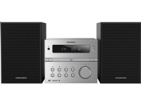 Grundig CMS 4200 - Mikrosystem - svart, sølv