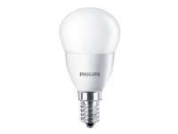 Philips CorePro LEDluster - LED-lyspære - form: P45 - mattslipt finish - E14 - 4 W (ekvivalent 25 W) - klasse A+ - varmt hvitt lys - 2700 K