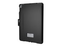 UAG Rugged Case for iPad 10.2-in (9/8/7 Gen, 2021/2020/2019) - Scout Black - Baksidedeksel for nettbrett - 10.2 - for Apple 10.2-inch iPad (7. generasjon, 8. generasjon, 9. generasjon)